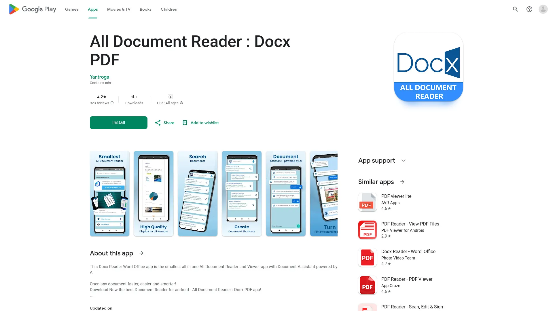 All Document Reader Assistant
